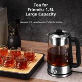 大容量煮茶器电茶炉家用办公室蒸茶黑茶白茶蒸汽喷淋式 养生壶2升L