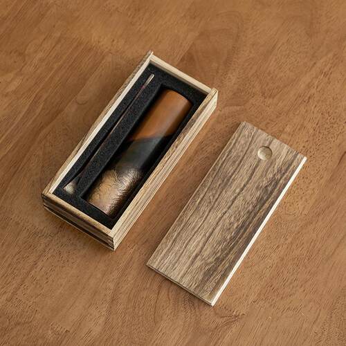纯紫铜鎏银茶则三件套茶匙茶勺 功夫茶具六君子茶道配件铜艺