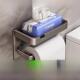 有琴卫浴纸巾盒卫浴纸架免打孔厕纸盒壁挂式 卷纸架厕架
