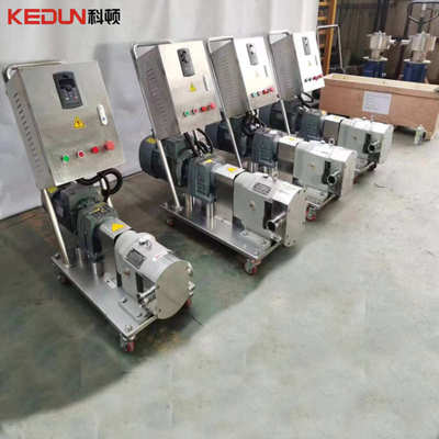 厂家316糖浆酱料输送泵食品级304变频可调速凸轮转子泵高粘度泵