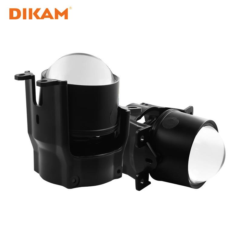 3寸led双光透镜雾灯适用越野汽车前雾灯改装40w鱼眼雾灯全铝防水