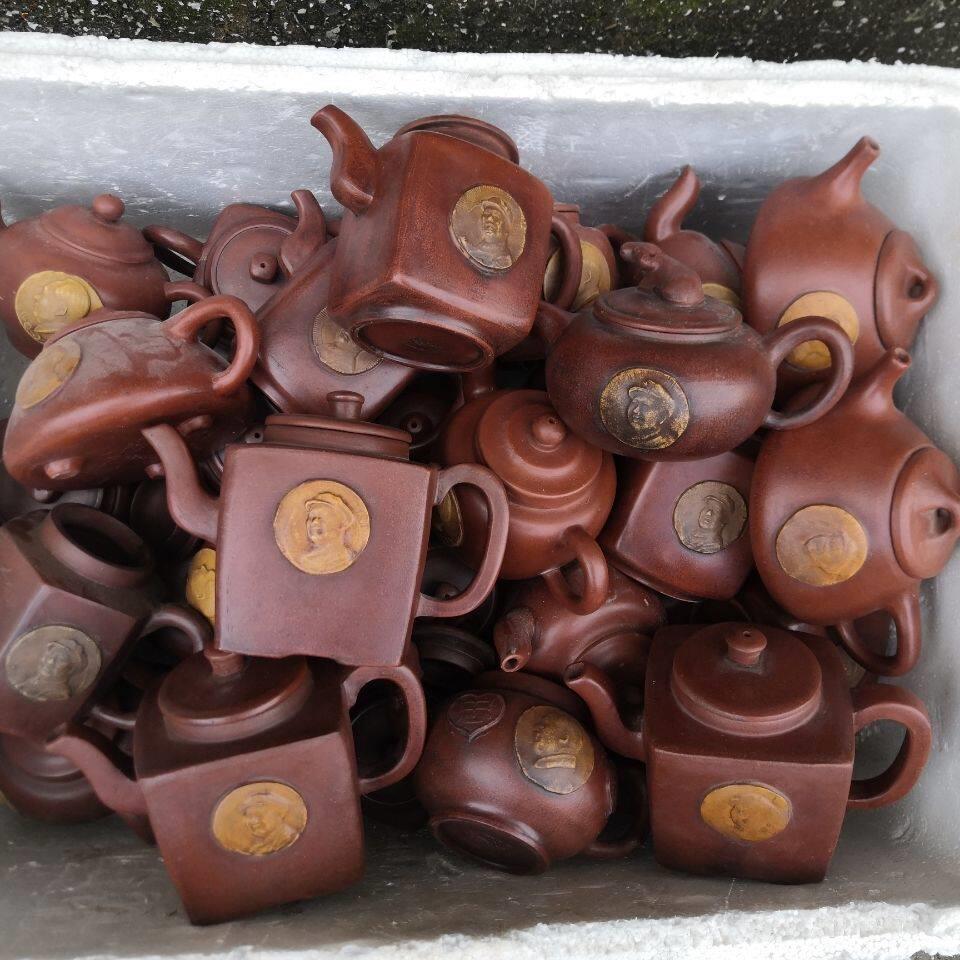 顾景舟手工紫砂壶 原矿紫砂茶壶 中式复古设计 紫砂壶500毫升容量