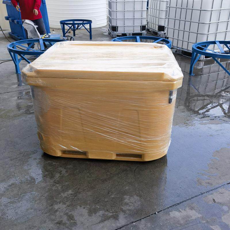活渔虾保温箱660L食品级塑料双层收纳周转浸泡桶滚塑异形加工