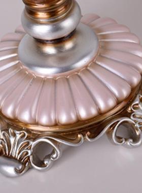 韩直销欧式田2100园粉色公主蕾台丝温馨卧室创意床头结婚庆灯台灯