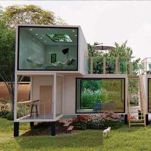 快拼打包方舱厂接工地小木屋设景点屋别墅及计重钢造低X2价0网木