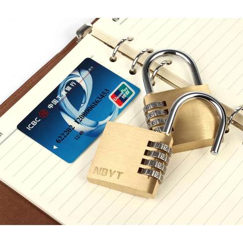 门花园防水密码锁户外栅栏大门锁铁门铜nbyt锁仓库工具箱挂锁密码