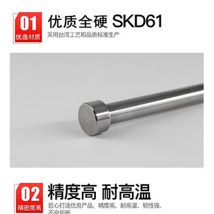2.4 150200250 2.2 2.9 SKD61非标顶针推杆Φ2.1 2.8 2.6 2.3 2.7