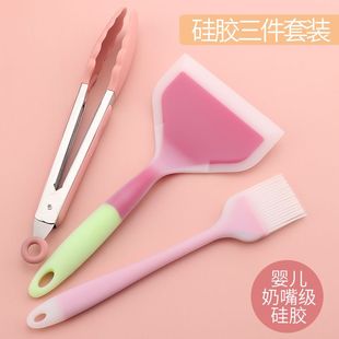 实用烙饼硅胶铲耐高温不粘锅铲子不伤锅烘焙刮刀厨房家用硅胶铲子