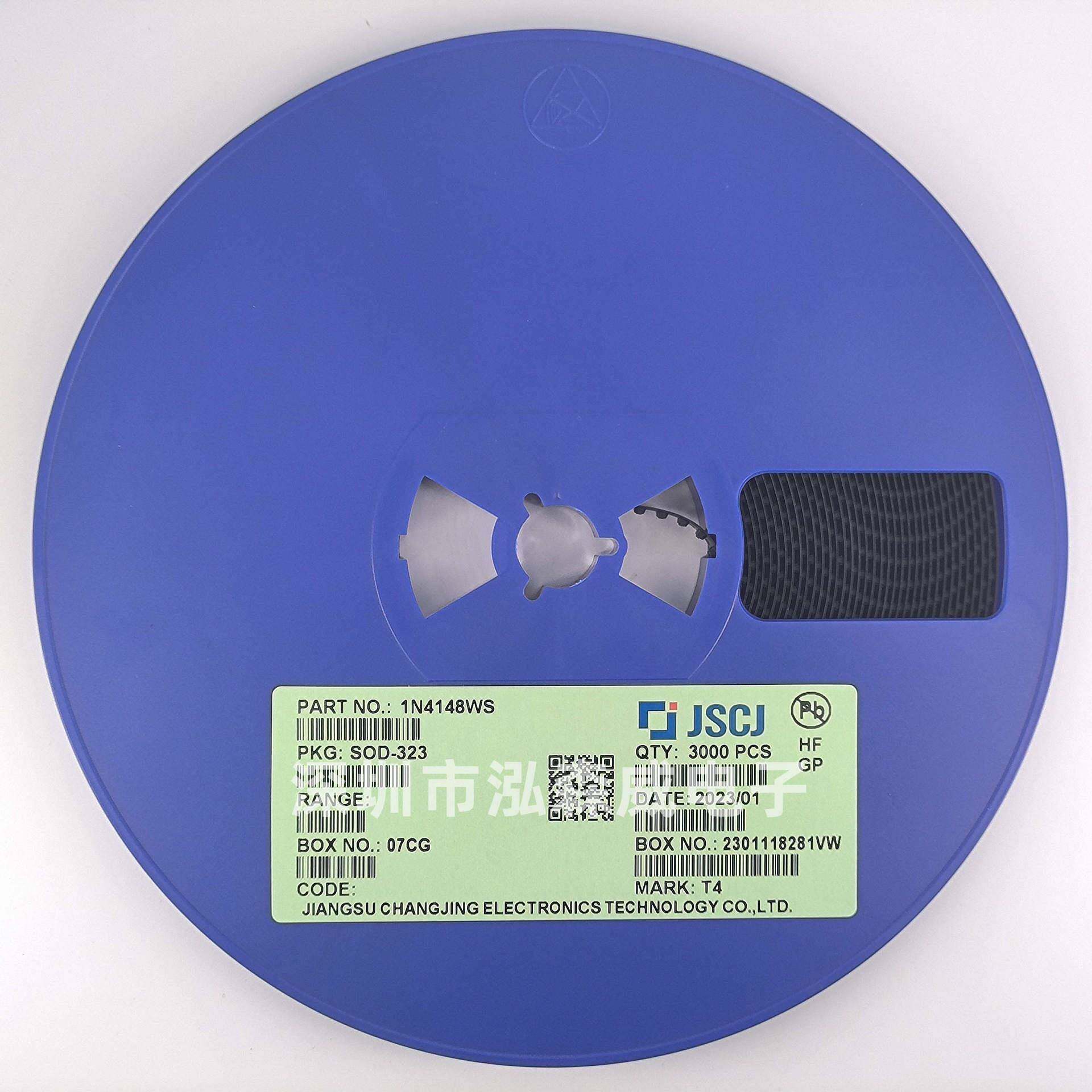 长电晶1N4148W1N4148WSWT丝印T4开JVF关二极管S长OD123SOD323523