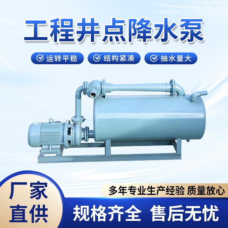 水环式真空泵铸铁压缩机9kw制药造纸厂井点真空降水泵节能气泵