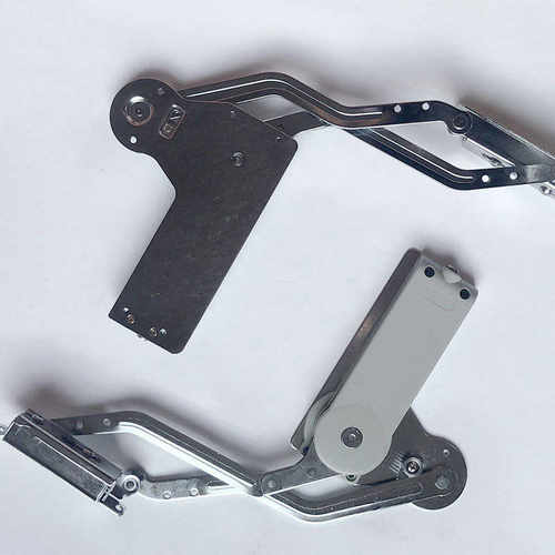 柜门五金门液压移上力可调垂直支撑杆缓冲支架平阻尼铰链配件翻橱