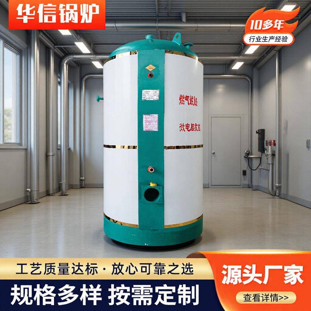 燃气蒸汽发生器立式工业用0.5吨1吨酒店洗浴食品加工燃气蒸汽锅炉