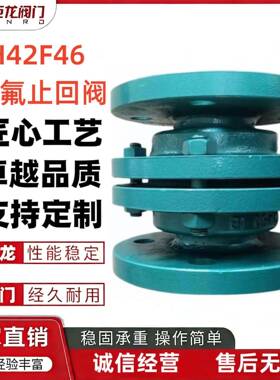 H42F46衬氟立式止回阀化工用防腐逆止阀防止倒流