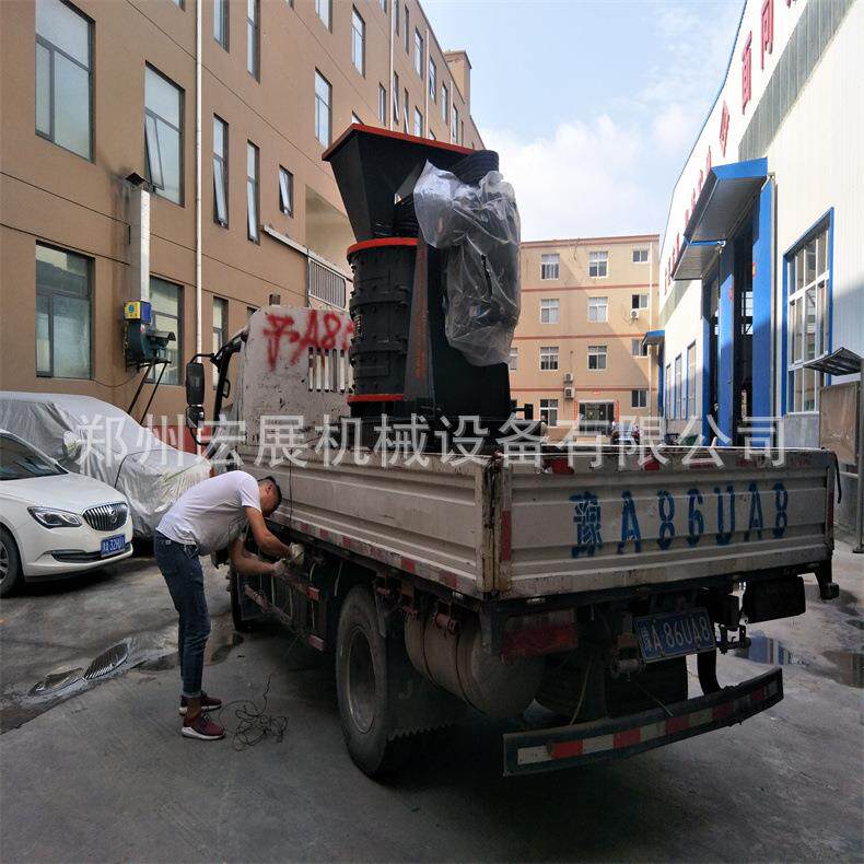 煤矸石铁矿石打沙破碎制砂一体机矿用复合式制砂机设备石头粉碎
