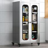 不XDX纳锈碗柜橱柜餐边柜用厨家房收整钢理防虫放碗锅瓢盆存储柜