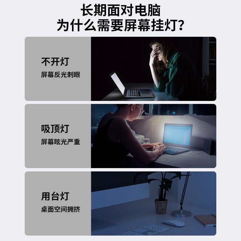 新格尚屏幕挂灯显示器屏幕灯电脑补光灯显示屏护眼灯萤幕台灯