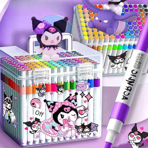 丙烯马克笔幼儿园小学生可水洗不透色可叠色手绘diy水彩笔绘画本