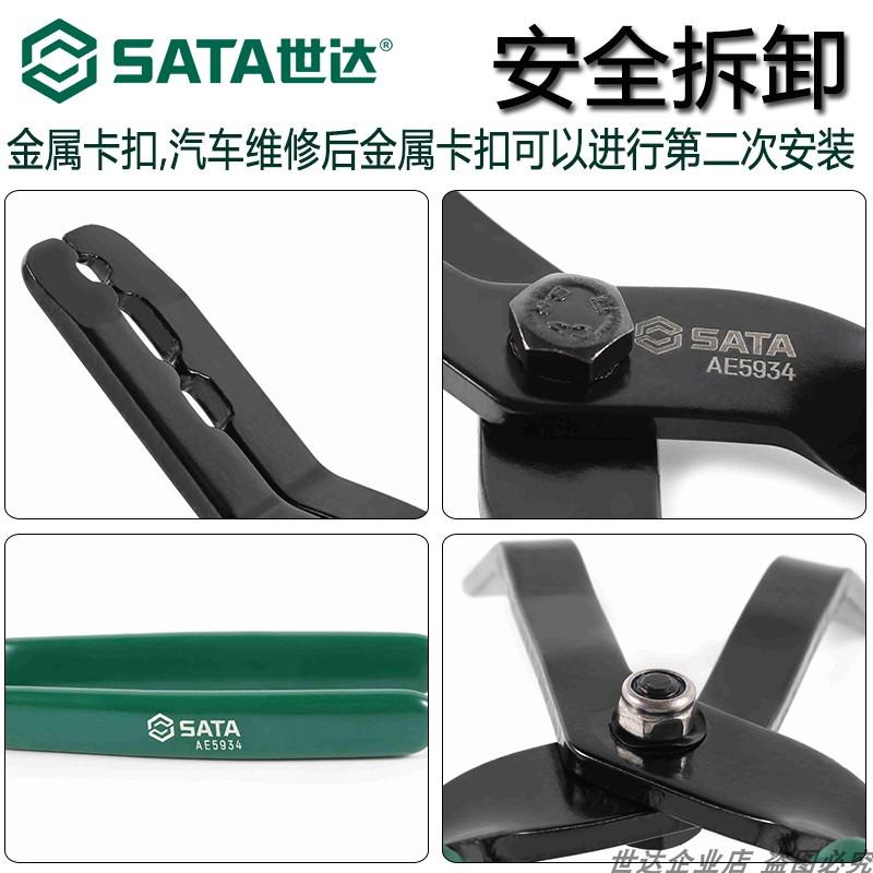 V3FP汽车水管钳扳手汽车维修工具直型喉式管束钳卡扣卡箍钳AE