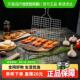 尚烤佳304不锈钢烤鱼夹加粗加密烤鱼网夹烧烤网篦子工具烤鱼网