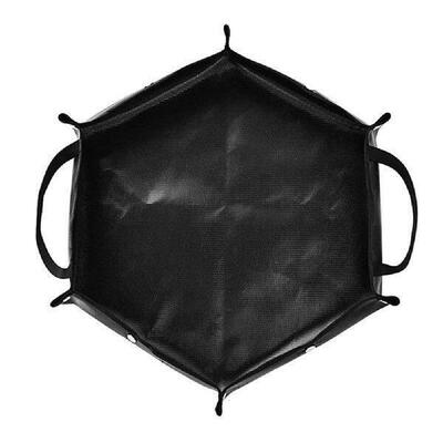 Fire Pit Mat Hexagonal Under Grill Mat Waterproof Flame
