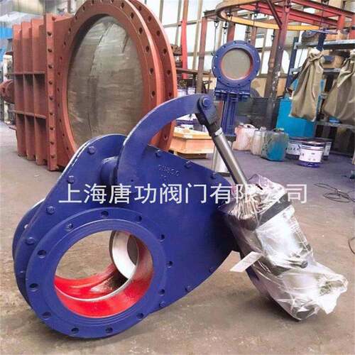 BZ643TC气动陶瓷旋转进料阀 摆动式气动旋转进料阀气动陶瓷浆液阀