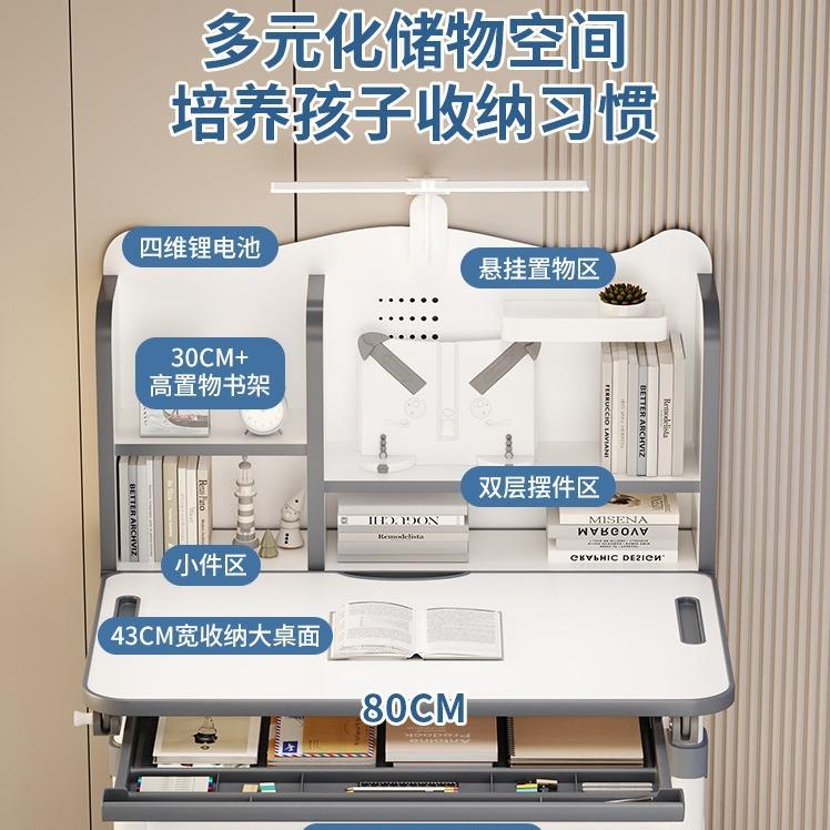 儿童学习桌小学生家用写字书桌小孩写作业座椅可升降桌椅套装