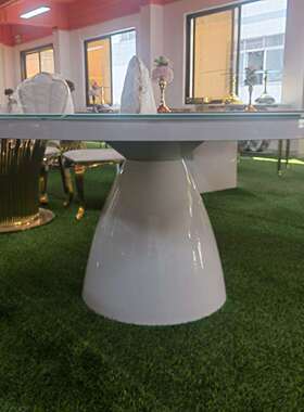 国外商用宴会桌子婚礼派对用白色圆桌 wedding table