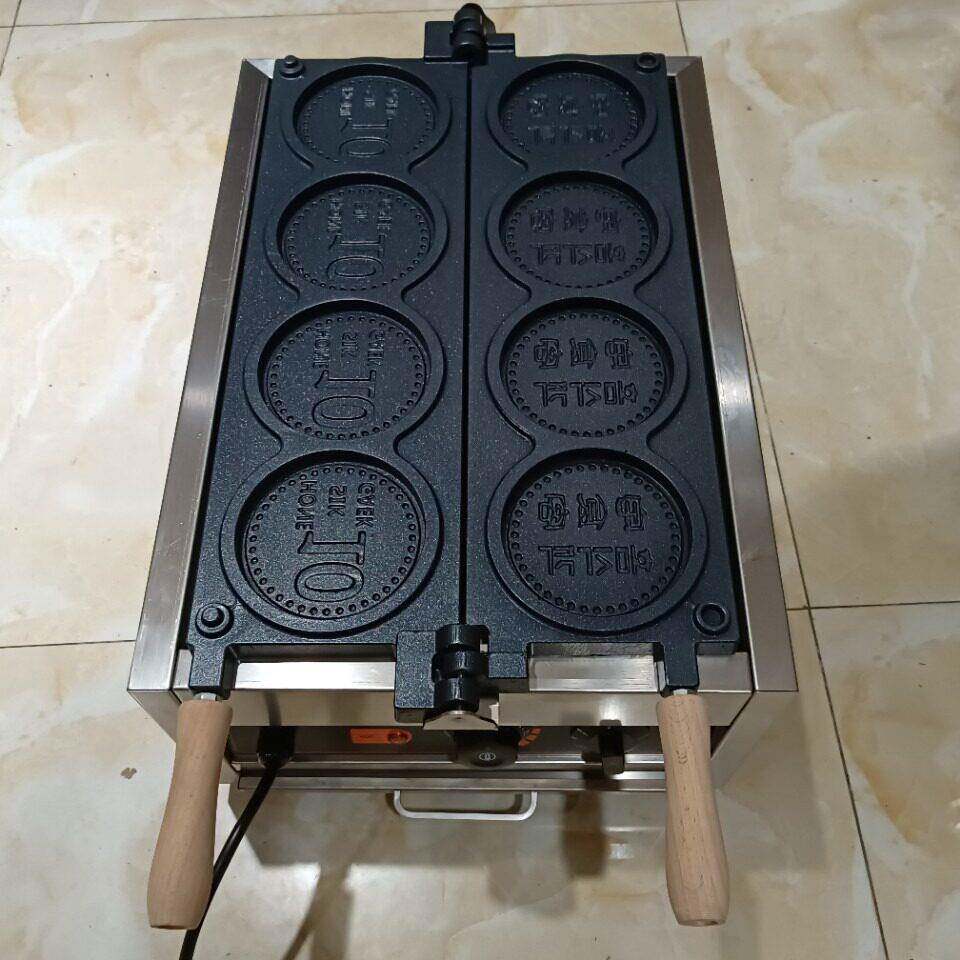 金币面包模具机器芝士网红小吃面包钱币烧机圆形韩国金币面包机器