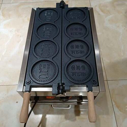 金币面包模具机器芝士网红小吃面包钱币烧机圆形韩国金币面包机器