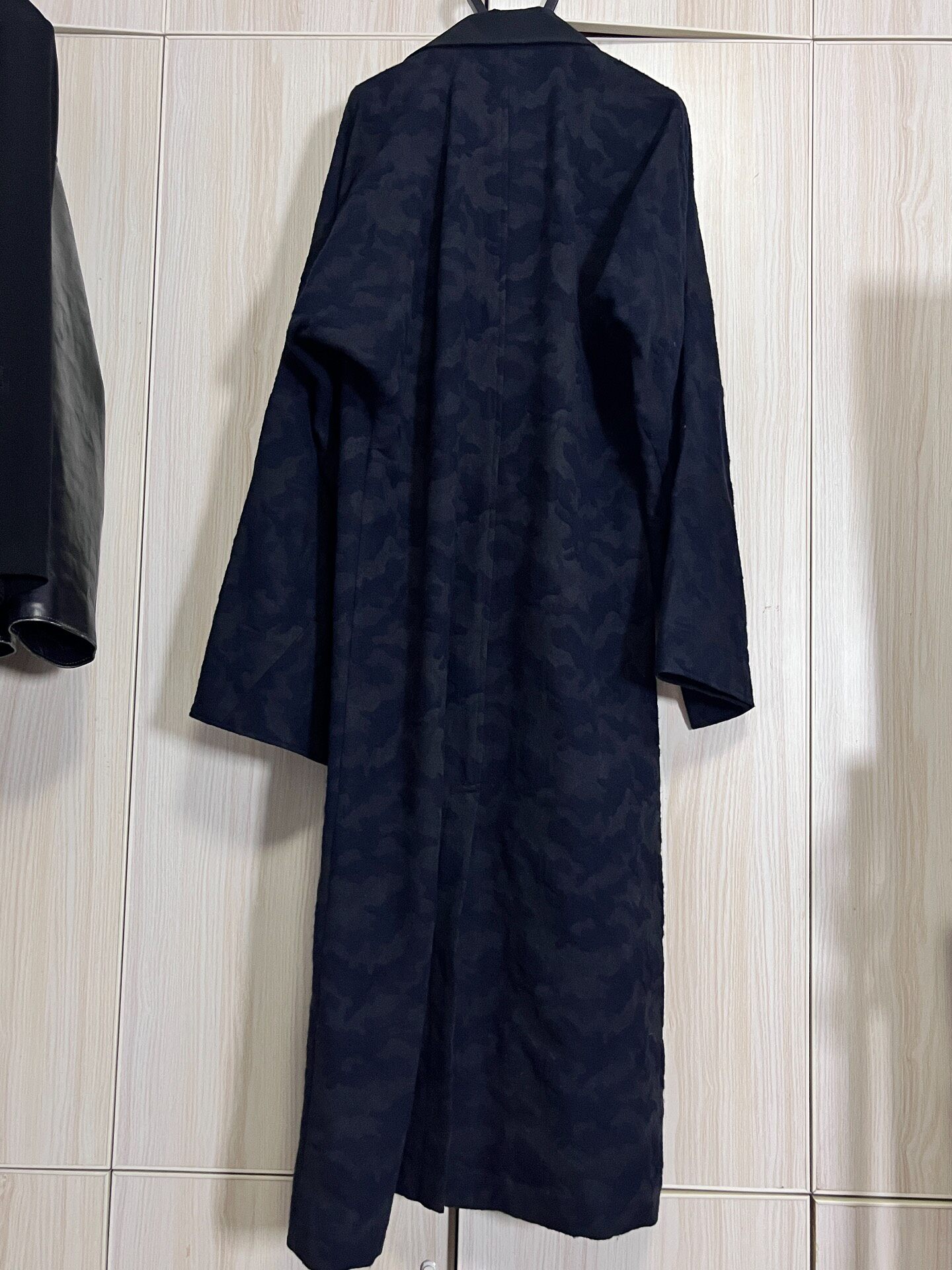 Yohji Yamamoto 17AW Camouflage Jacquard Coat — front