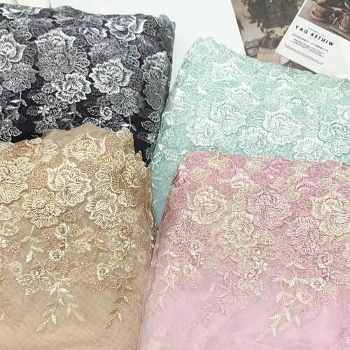 国外订购重工业绣花网花边花边配件装饰织物设计DIY服装服装G045
