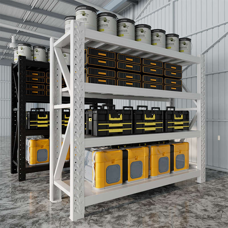 钢制货架落地家用储藏间置物架阳台多层杂物快递收纳架超市展示架