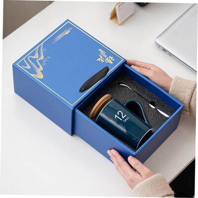 Creative mug cup with cover drink cup big capacity coffee