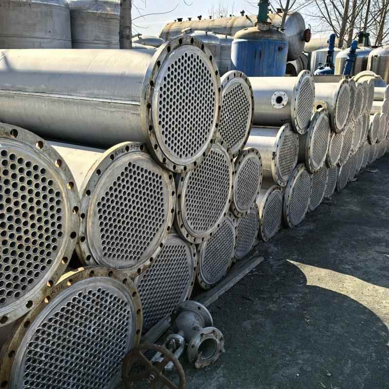 供应100平方列管冷凝器不锈钢工业传热设备高压列管式冷凝器厂家