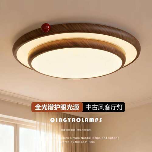 奶客厅灯116新款现代简约小奶豆卧风圆室灯圆顶吸顶灯形大厅油主