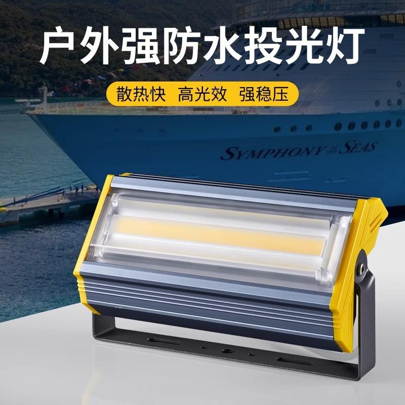 led七彩投光灯户外防水花园照树灯景观射灯室外庭院草坪灯射树灯