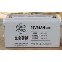 光合硅能蓄電池12V65AH UPS/太陽(yáng)能/光伏發(fā)電/路燈等電力設(shè)備專用