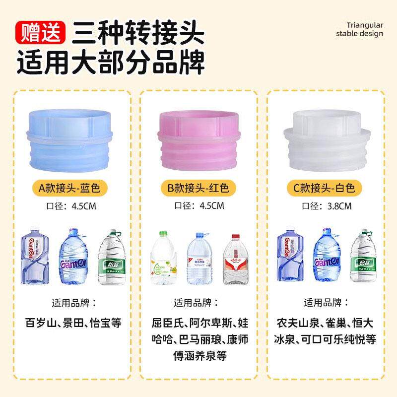 矿泉水瓶支架倒置养鱼神器水桶改鱼缸家用简易三角自制饮水机4871图片