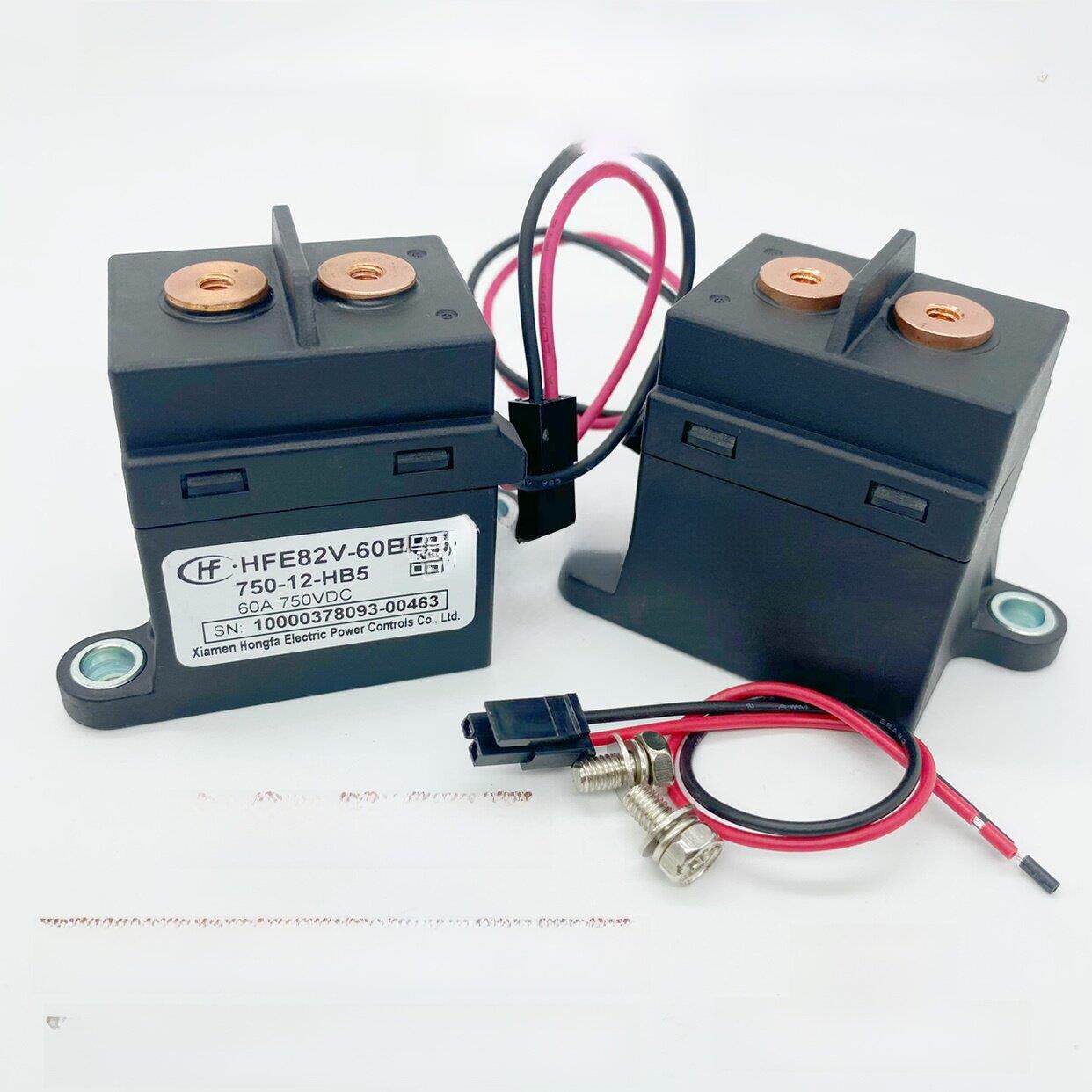 HFE82V-60B/750-12 24-HB5宏发高压直流继电器接触器60A750VDC