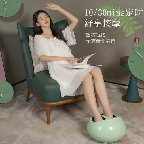 足疗机全自动脚底气囊全包裹式足部加热顶揉捏刮痧家用按摩器礼品