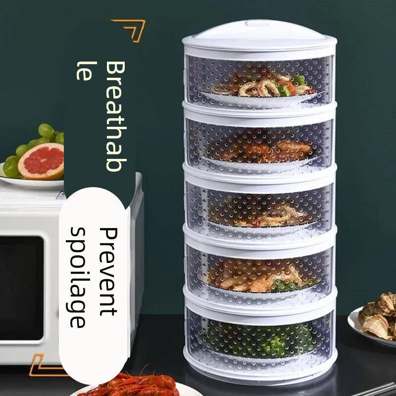 厨房置物架放剩菜多层收纳架子收菜盘剩饭装菜柜神器用品家用大全