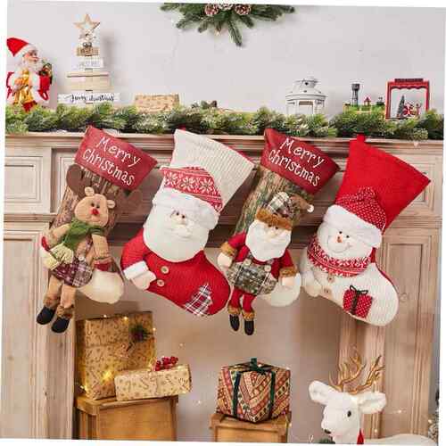 Christmas stockings Christmas Eve presents goody bag pendant