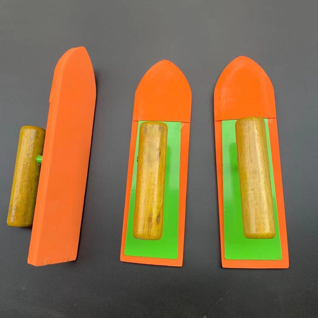 木柄海绵推刀/镘刀/海绵泥板/填缝工具/填缝抹泥刀