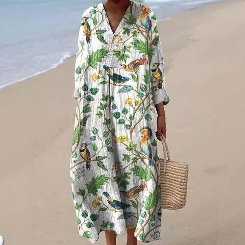 Wide collar long sleeved dress 大宽领长袖连衣裙