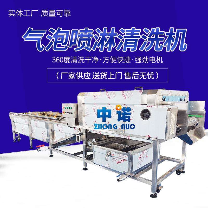 供应小白菜清洗机 商用马蜂菜清洗设备 气泡冲浪式荨瓜清洗机