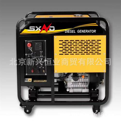 星电SXND风冷柴油发电机组DG1300E单相三相等功率10KW电启动配110
