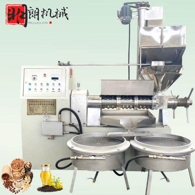 菜籽油榨油机家用小型 油坊商用螺旋冷榨热榨榨油机 花生榨油机