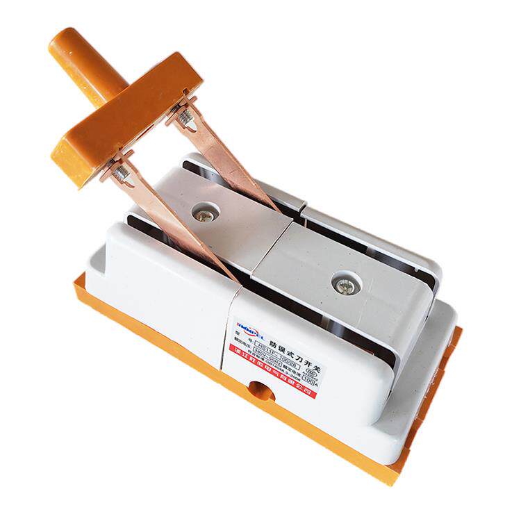 双向反刀开关两相家用电源开关100A电动汽车转换双掷刀开关