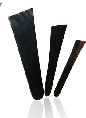 陶艺工具漆画工具天然牛角刮刀牛角刮板牛角楸漆刮调漆刀