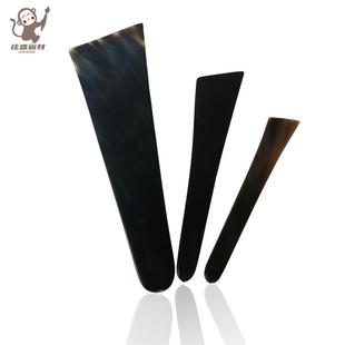 陶艺工具漆画工具天然牛角刮刀牛角刮板牛角楸漆刮调漆刀